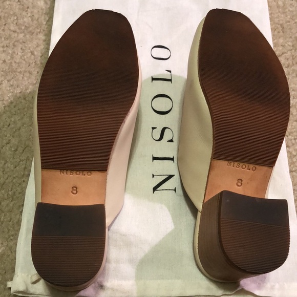 Nisolo All-Day Heeled Mule in Bone size 8 - Picture 3 of 3